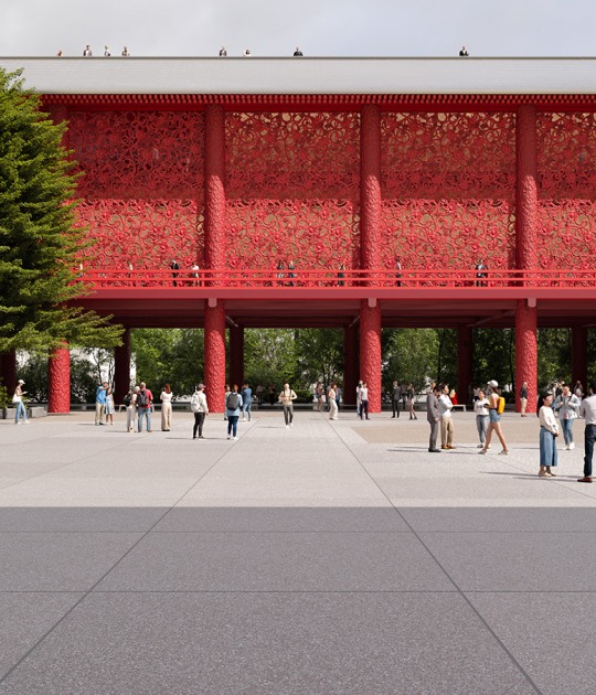 Visualización. Museo del Tesoro de Sensoji por ATTA 