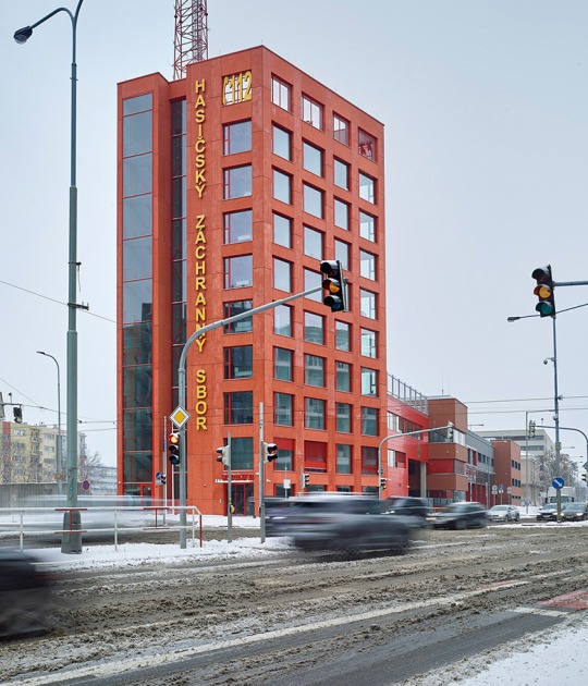 Fire and Rescue Service by Architektura. Photograph by Filip Šlapal 