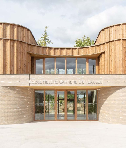 School in Marly by Archi5 + Bureau Face B. Photograph by Louis Duboys Fresney 