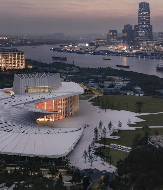 Shanghai Grand Opera House by Snøhetta. Photograph by Yumeng Zhu