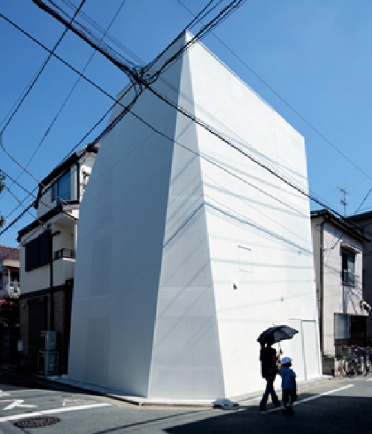 Staircase and façade. K8 in Kyoto by Florian Busch Architects | The ...