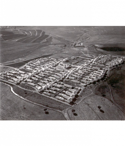 Aerial view of Villalba de Calatrava. Fuente: Paisajes Españoles S.A.