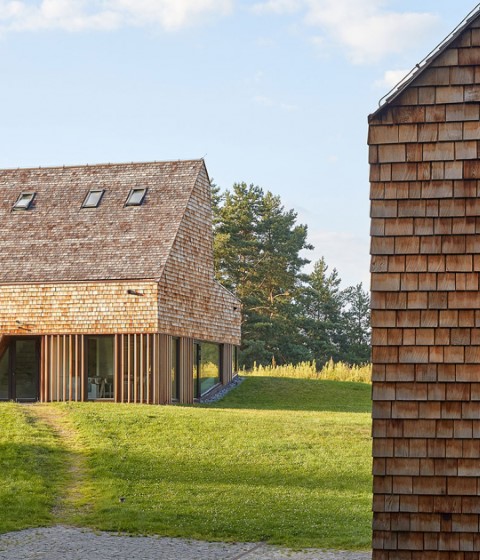 Cedar House by Arches. Photograph by Norbert Tukaj