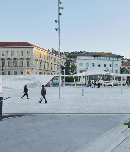 Poljana Square by Atelier Minerva + Institute for Architecure, Faculty of Architecture, University of Zagreb. Photograph by Ervin Husedžinović