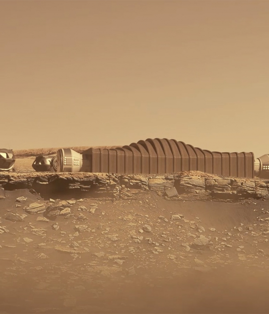 Visualización. Habitat Mars por NASA, ICON, AND BIG
