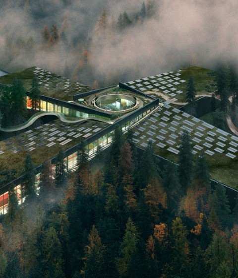 The Plus. Norway’s New Sustainable Furniture Factory Commits To A Greener Future by BIG. Photograph by Lucian R