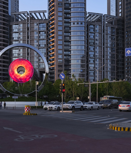 Colorful Wangjing by Hu Quanchun. Photography by Jin Weiqi