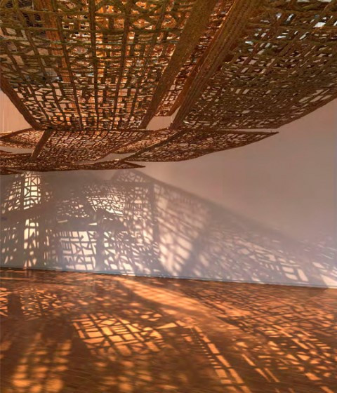 Sans titre (Passage II) by Cristina Iglesias, 2002 Paris, Centre Pompidou - Musée national d’art moderne - Centre de création industrielle. Photograph © Centre Pompidou, MNAM-CCI, Dist. RMN-Grand Palais - © Philippe Migeat © ADAGP, Paris 2016