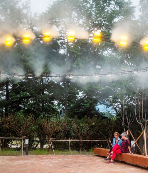 Yellow Dust by C+arquitectos / In The Air. Photograph © Daniel Ruiz