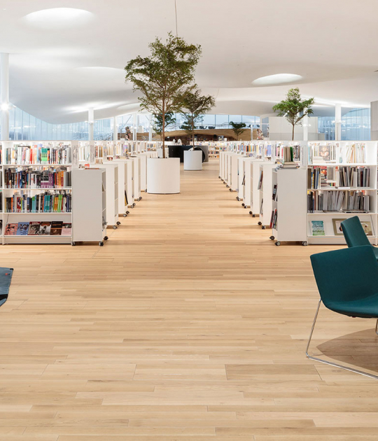 10 Open libraries. Spaces for books that become places