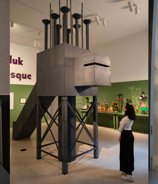 View of John Hejduk: London Masque, the Royal Academy of Arts, London, 2022. © Royal Academy of Arts, London / David Parry. Permission granted by The Estate of John Hejduk