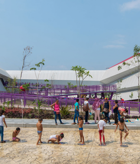 Tuxtla Gutierrez Children's Museum by C Cúbica Arquitectos. Photograph by Jaime Navarro Soto