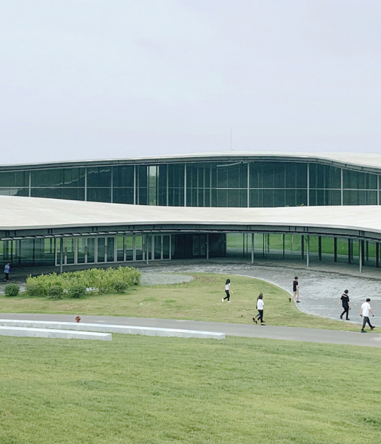 Jining Museum by Nishizawa Ryue. Photograph by Office of Ryue Nishizawa