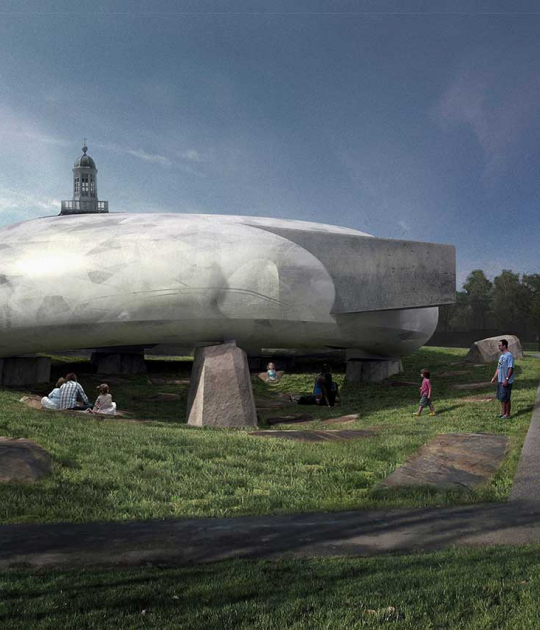 Serpentine Gallery Pavilion 2014 © 2014 Smiljan Radic Studio. Courtesy of Serpentine Gallery