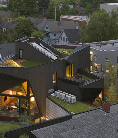 The NM Bodecker Foundation by Skylab Architecture. Photograph by Jeremy Bitterman
