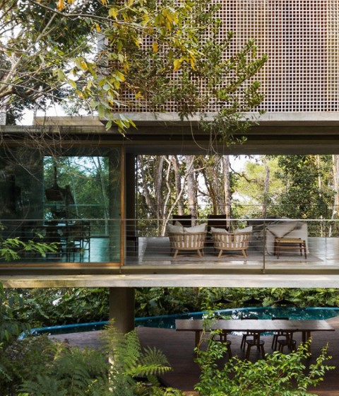 Casa Azul por Studio MK27. Fotografía por André Scarpa