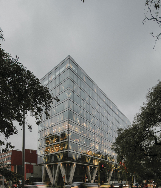 8111 building by Taller de Arquitectura de Bogotá. Photograph by Alejandro Arango