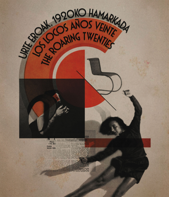 Ilustración de la exposición "Los locos años veinte". Imagen cortesía del Museo Guggenheim Bilbao