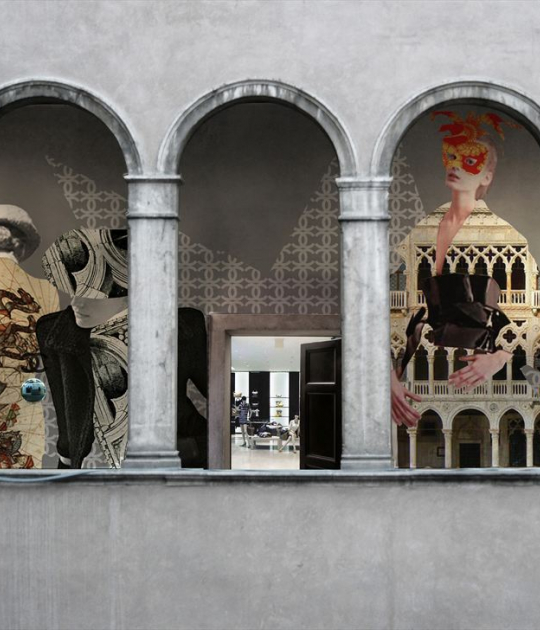 Collage. Fondaco dei Tedeschi. Por OMA © Todos los derechos reservados