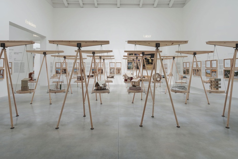 "Internalities: Architectures for Territorial Equilibrium" by Roi Salgueiro and Manuel Bouzas. Photograph by Luis Diaz Diaz