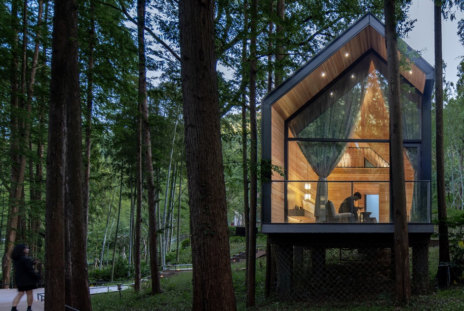 Dongmingshan Senyu Hotel by GLA Architects. Photograph by Chen Xi Studio Dongmingshan Senyu Hotel by GLA Architects. Photograph by Chen Xi Studio