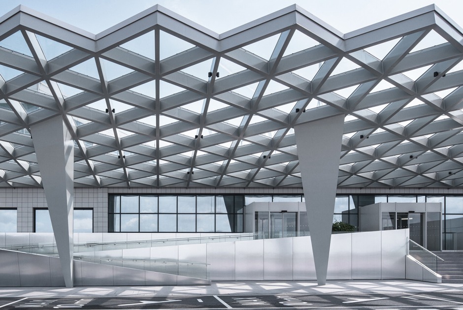 Prague Airport Terminal 3 by ra15. Photograph by Petr Polák Prague Airport Terminal 3 by ra15. Photograph by Petr Polák