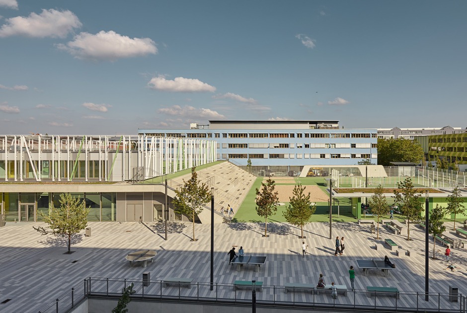 Escuela secundaria municipal Thomas Mann por h4a Gessert + Randecker Architekten. Fotografía por Zooey Braun