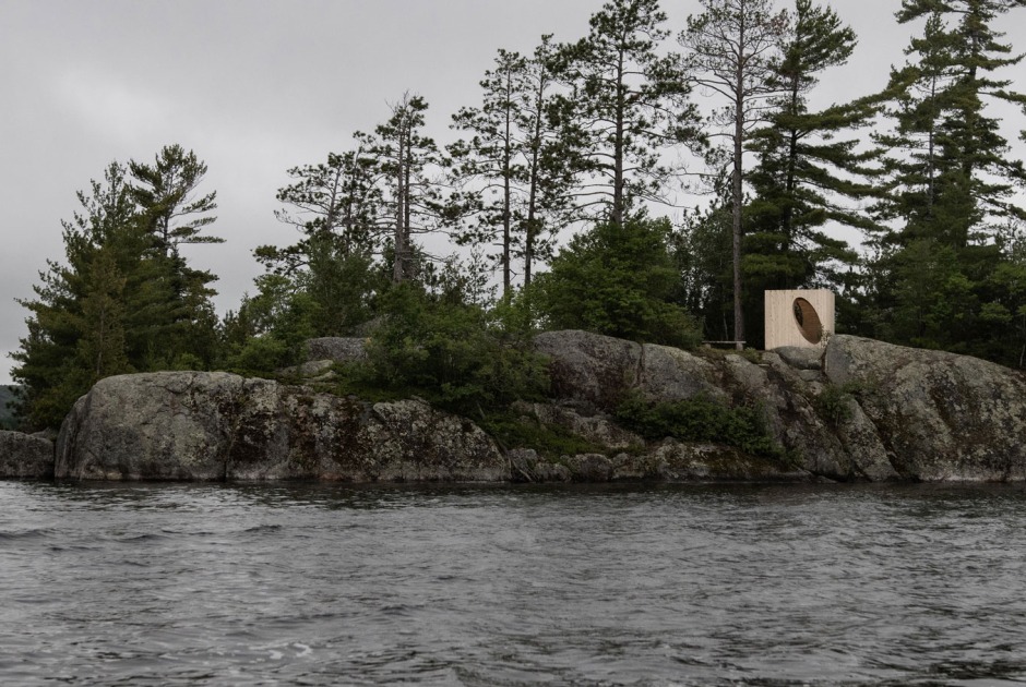 «Faire le vide» por Luca Fortin y Atelier Mock/up. Fotografía por Maryse Béland