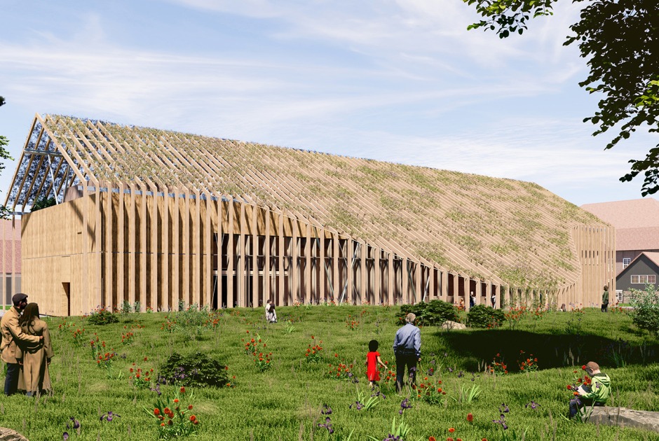  Ehrhardt Museum by Kéré architecture and HK Architekten. Rendering by Kéré architecture