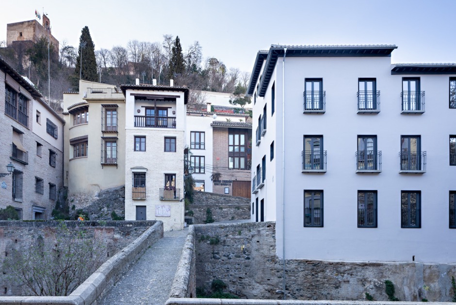 Hostal para siete habitaciones por Muñoz Miranda Arquitectos. Fotografía por Javier Callejas Sevilla