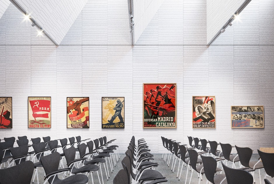 Rendering. Democratic Memory Exhibition Center by Tuñón and Albornoz architects