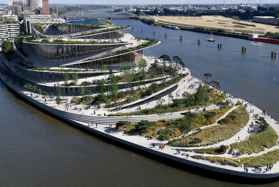 Hamburg State Opera by BIG. Renderings by Yanis Amasri Sierra, Madrid, Spain