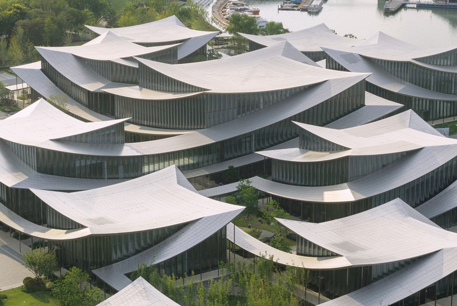 Museo de Arte Contemporáneo de Suzhou por BIG. Fotografía por Ye Jianyuan
