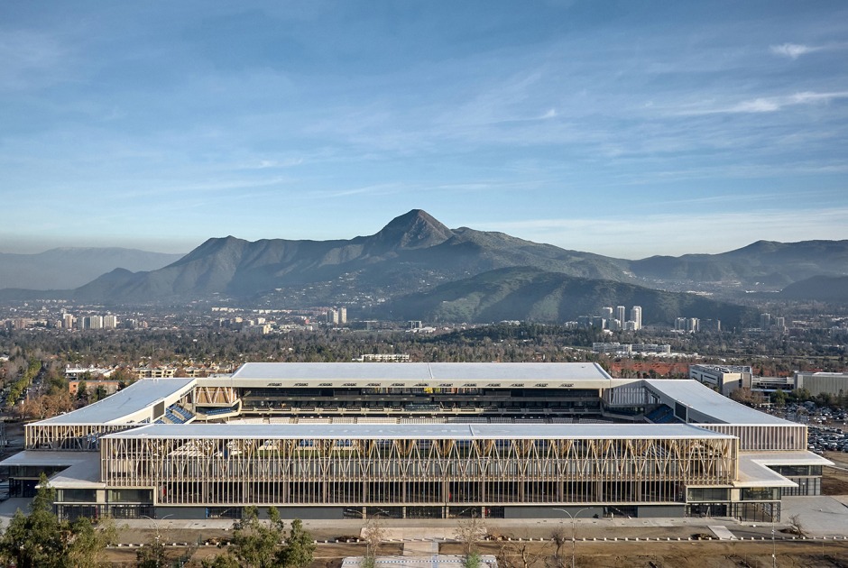 Proyecto de Modernización del Estadio de Universidad Católica por IDOM. Fotografía por Cristóbal Palma