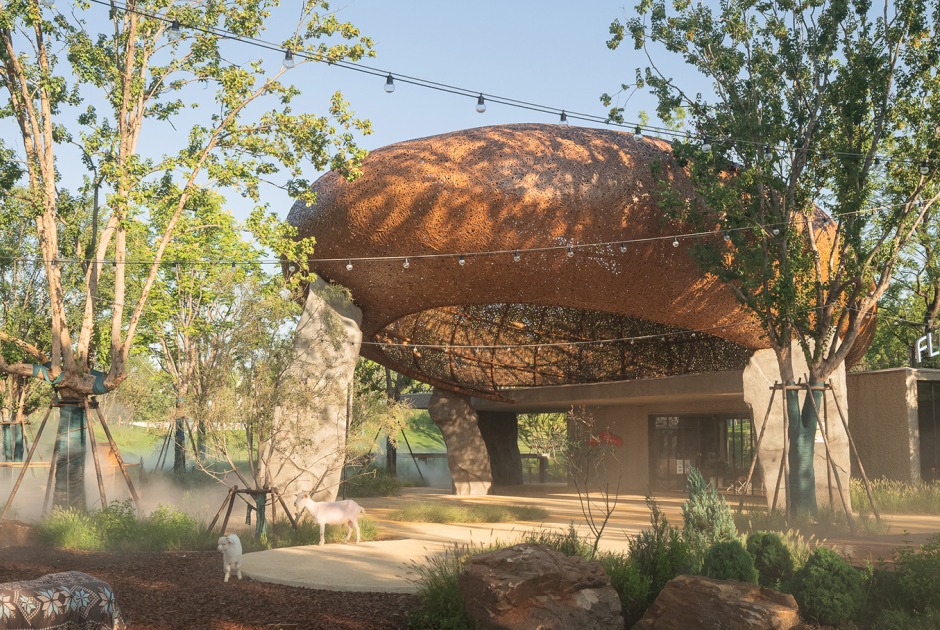 A spatial narrative woven into the landscape. LuxeIsland Farm by Various Associates