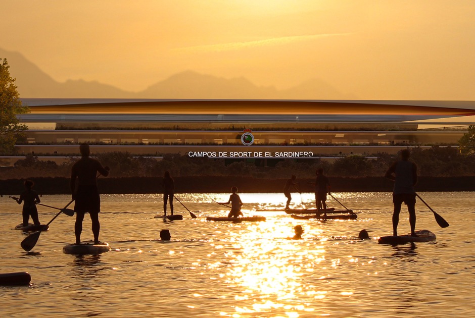 Nuevo Sardinero por IDOM. Visualización cortesía de IDOM