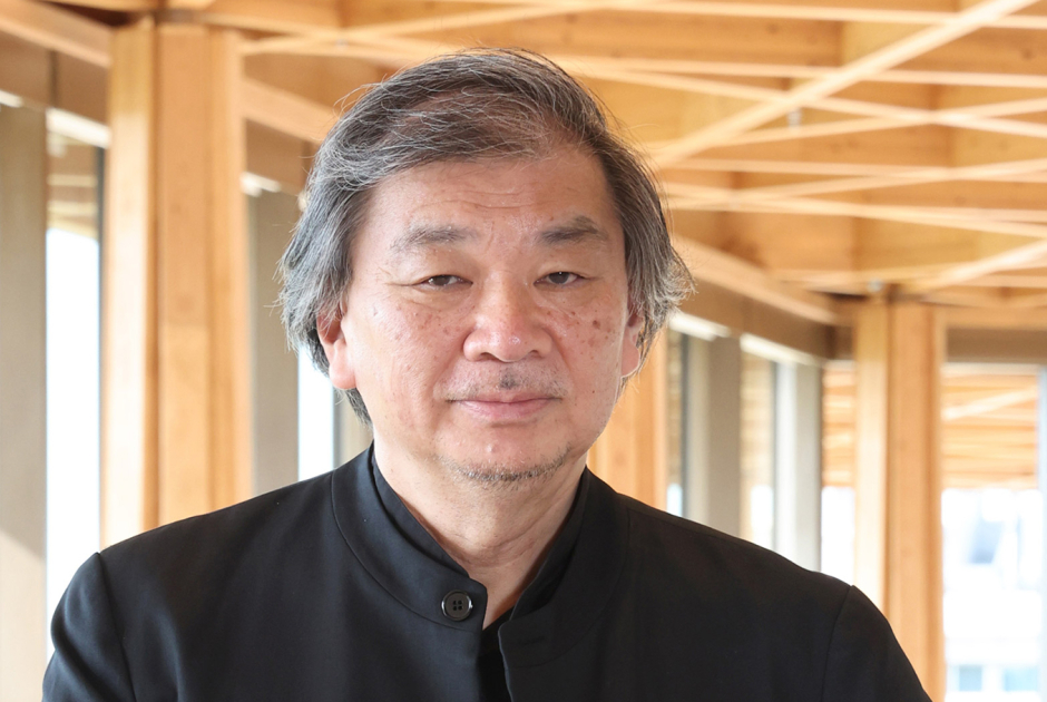 Shigeru Ban. Fotografía cortesía de The Japan Art Association / The Sankei Shimbun