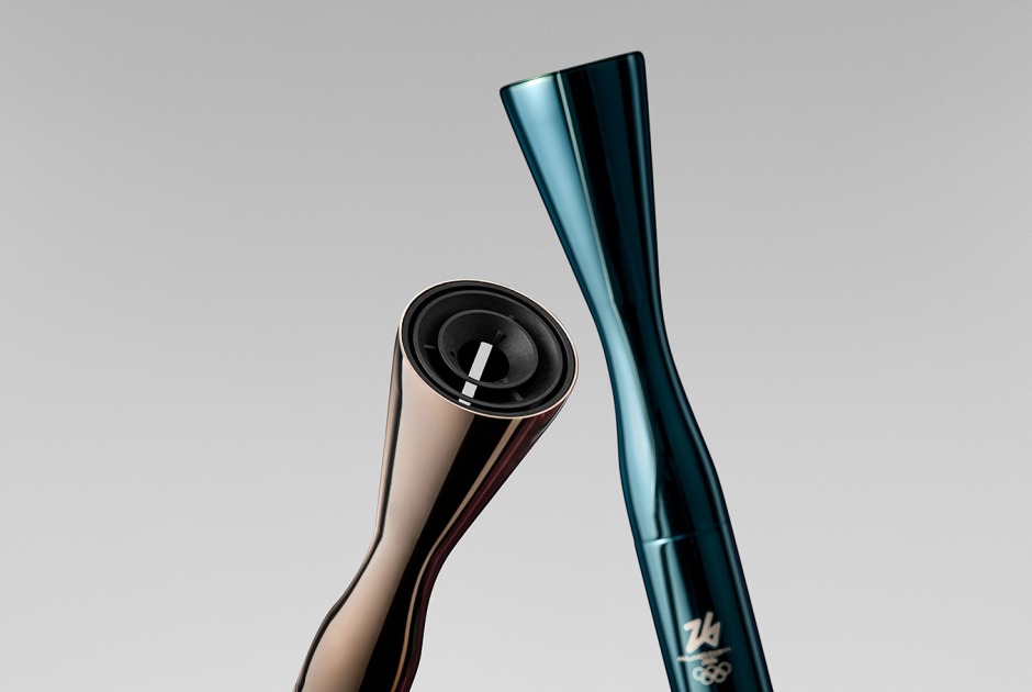 Antorcha Olímpica de Milán Cortina 2026 por Carlo Ratti Associati. Fotografía cortesía de CRA