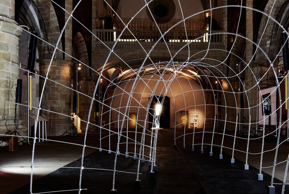 ChrYsalis Pavilion by Francisco González, José Real and Álvaro López. Photograph by Edu Espinosa Garate