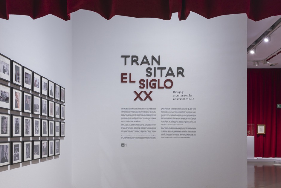 "Navigating the 20th Century. Drawing and Sculpture in the ICO Collections". Photograph by Julio César González. Image courtesy of the ICO Museum