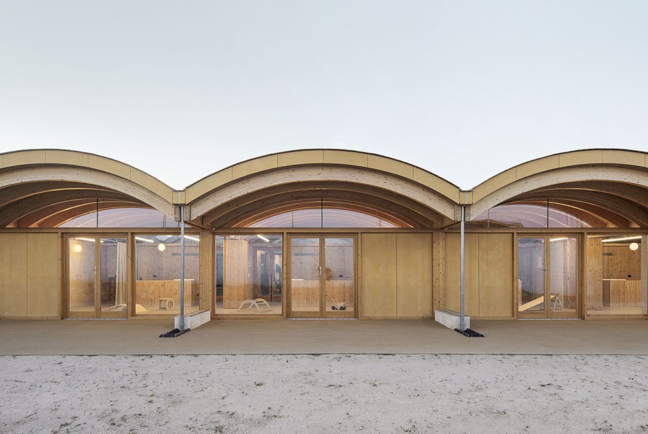 Escoleta infantil de Muro por BOS Arquitectes. Fotografía por Del Rio Bani