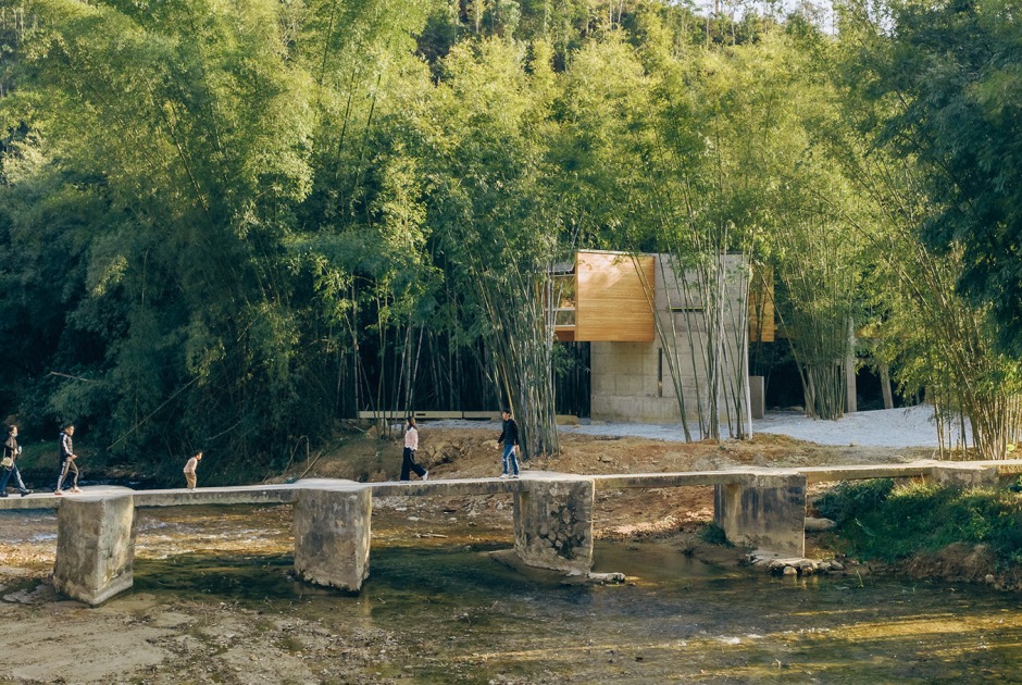 Micromuseo de puentes históricos vernáculos de Huizhou por LUO studio. Fotografía por Zhu Yumeng