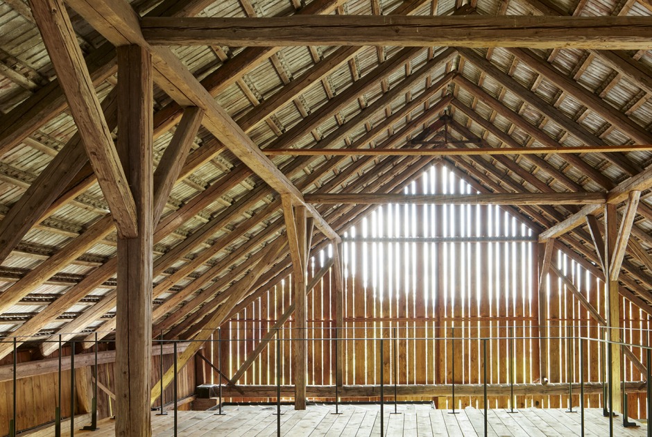 The Box in the Barn by Facha architekti. Photograph by Peter Fabo 