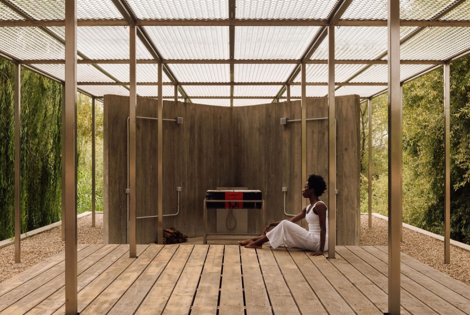 House with no skin by Bureau des Mésarchitectures. Photograph by Francisco Nogueira