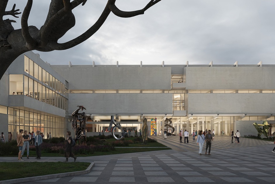 GAM Torino by MVRDV. Rendering courtesy of MVRDV