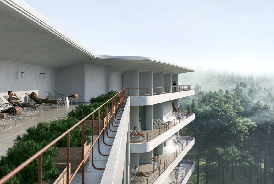 Master plan for the Paimio Sanatorium by Snøhetta. Rendering by Proloog/Snøhetta 