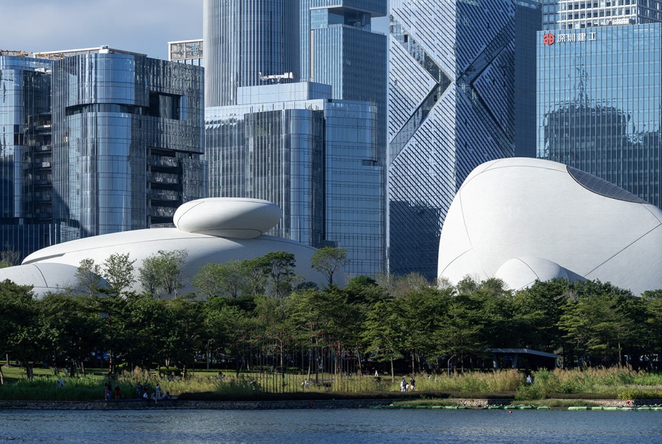 Plaza Cultural de la Bahía de Shenzhen por MAD. Fotografía por Blackstation