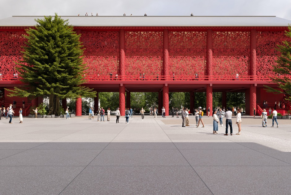 Rendering. Sensoji Treasure Museum by ATTA