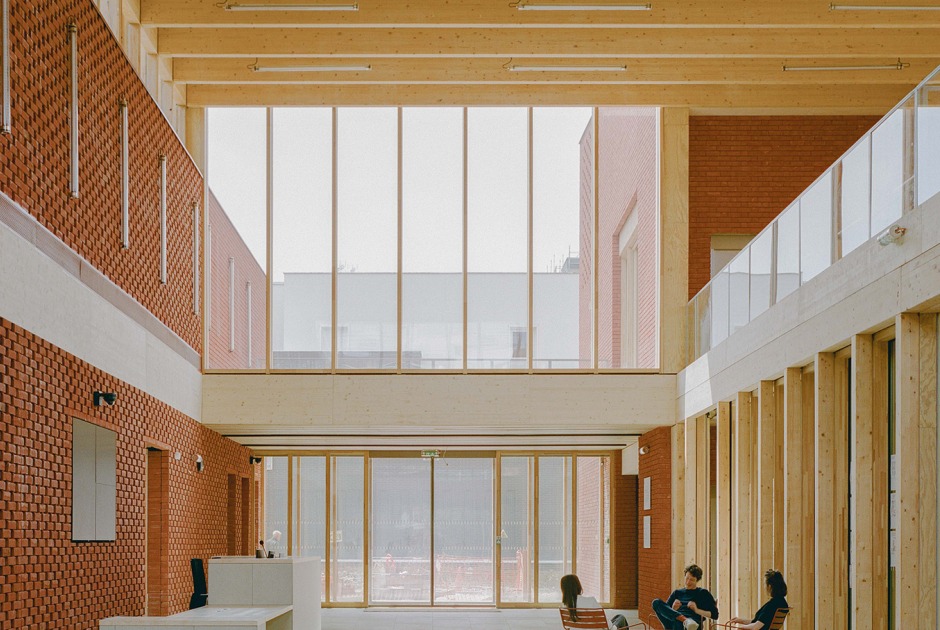 Jacques Prévert Public Services Center by HEMAA. Photograph by Charles Bouchaïb 