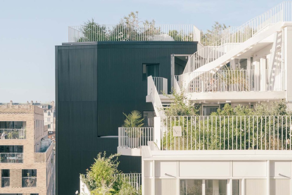 Lourmel Student Housing by MARS Architectes. Photograph by Charly Broyez